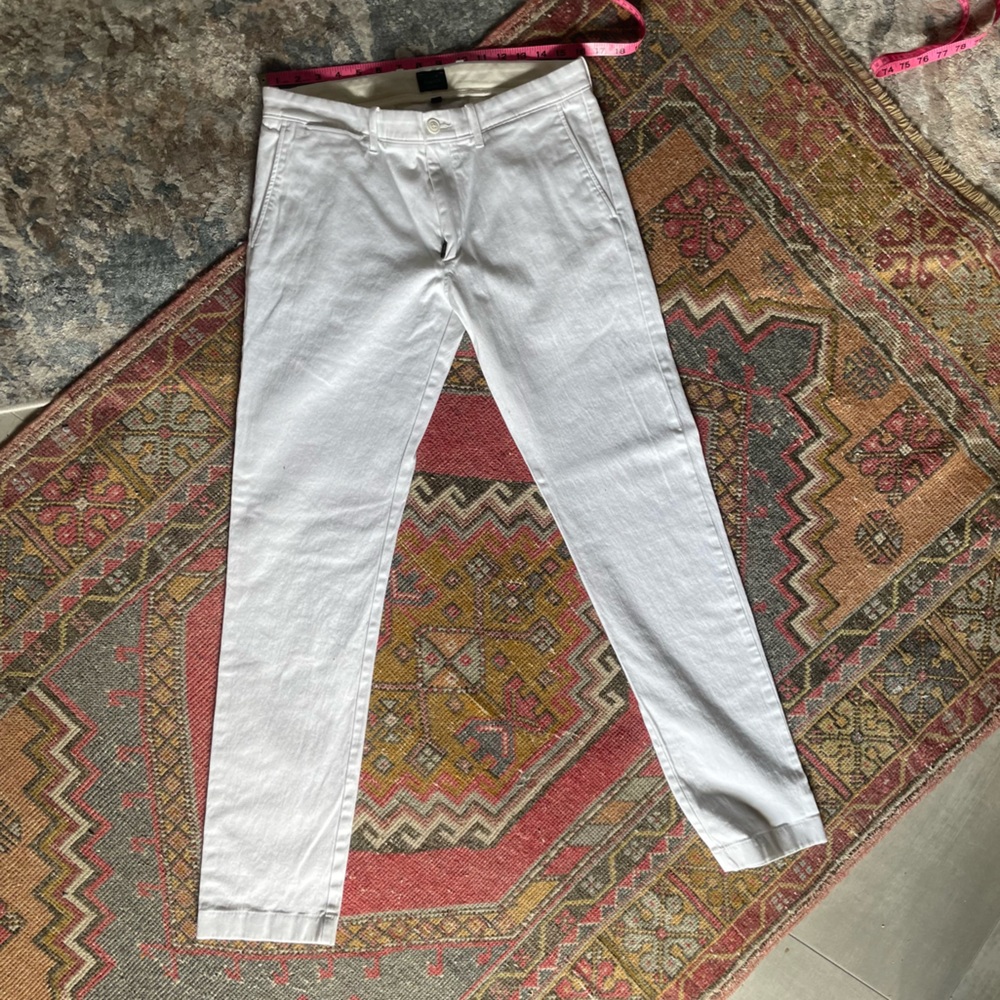 Men’s j crew stretch white 484